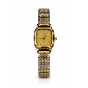 Seiko Quartz Gold Tone Ladies Watch 2Y00-5B49 Expansion Band Vintage